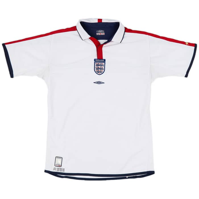 2003-05 England Home Shirt - 8/10 - (XL.Boys)