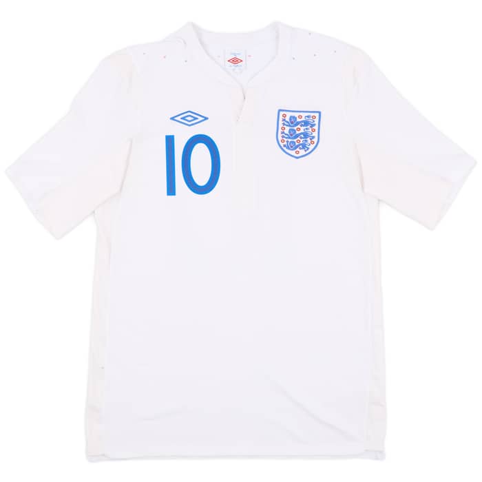2010-11 England Home Shirt Rooney #10 - 7/10 - (M)