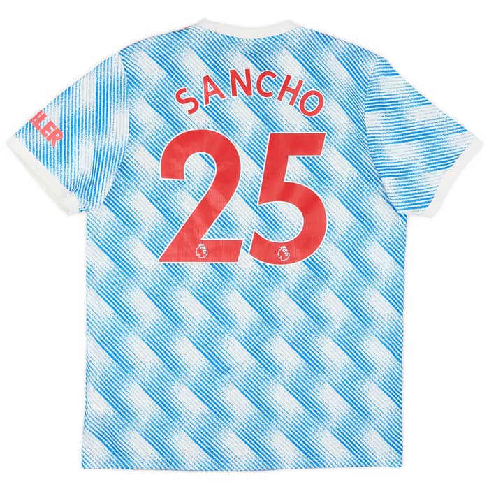 2021-22 Manchester United Away Shirt Sancho #25 - 8/10 - (L)