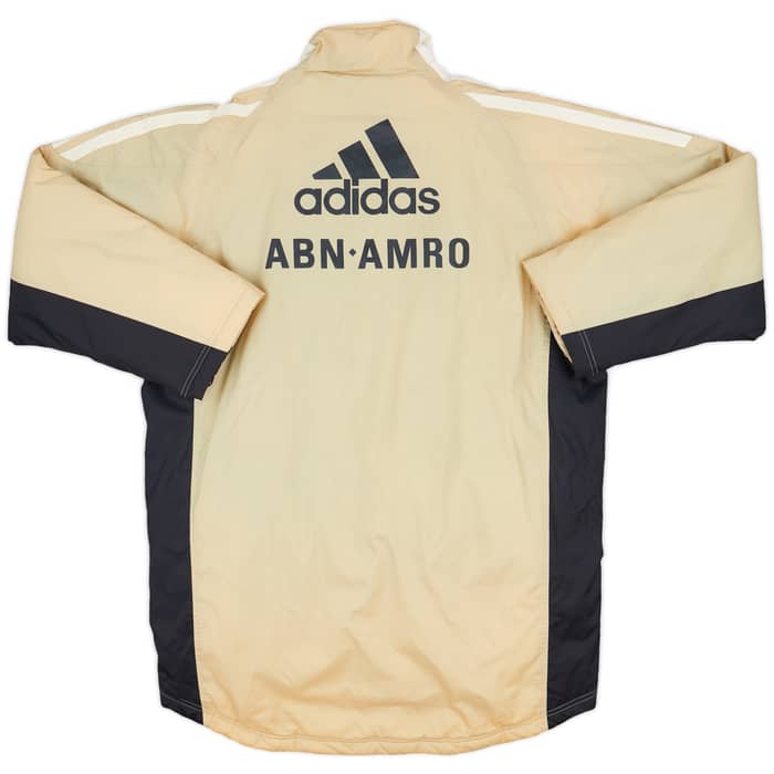 2001-02 Ajax Player Issue adidas Padded Bench Coat - 8/10 - (L)
