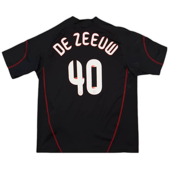 2009-10 Ajax Away Shirt De Zeeuw #40 - 6/10 - (M.Boys)