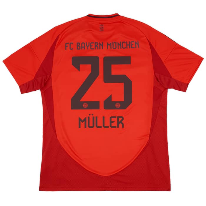 2024-25 Bayern Munich Home Shirt Muller #25