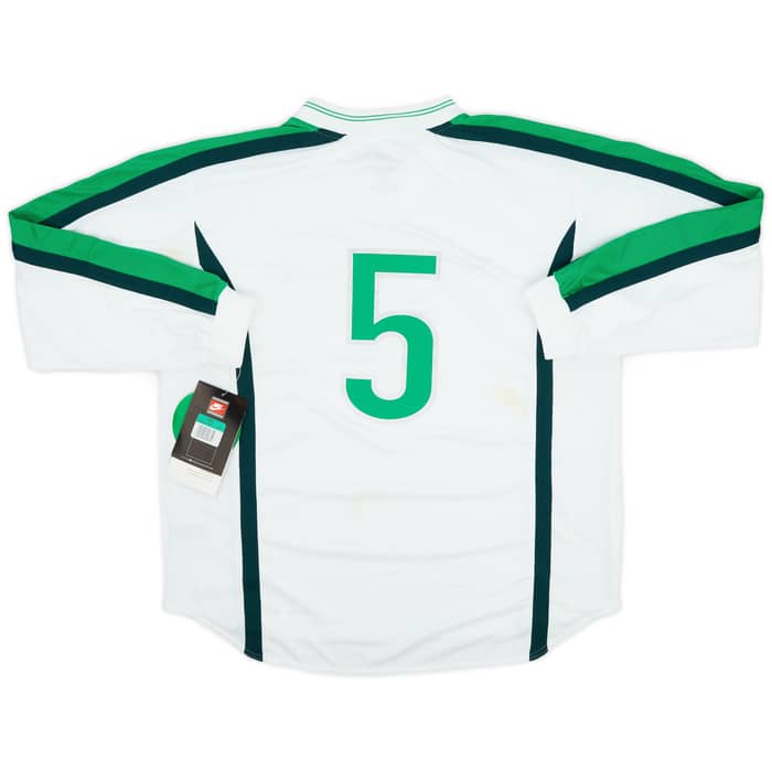 1998 Nigeria Player Issue Away L/S Shirt #5 (XL)