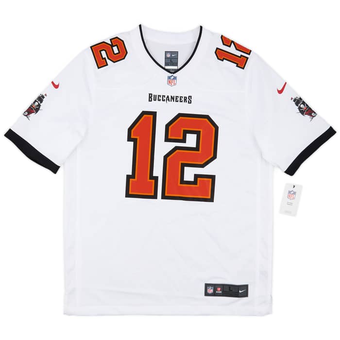 2020-22 Tampa Bay Buccaneers Brady #12 Nike Game Away Jersey (L)