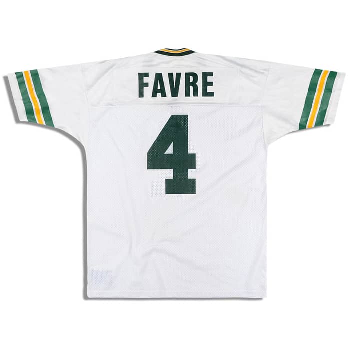 1992-96 Green Bay Packers Favre #4 Champion Jersey (Away) XXL