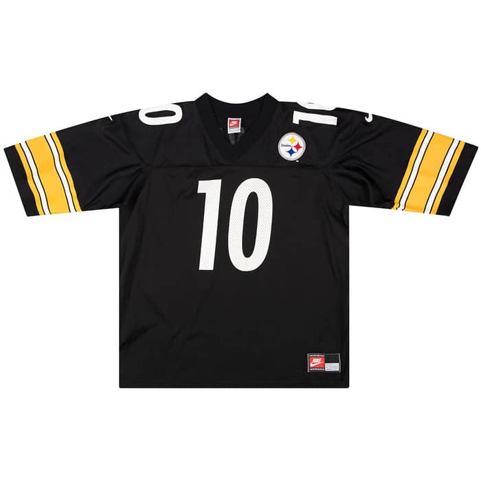 1997-00 Pittsburgh Steelers Stewart #10 Nike Jersey (Home) L