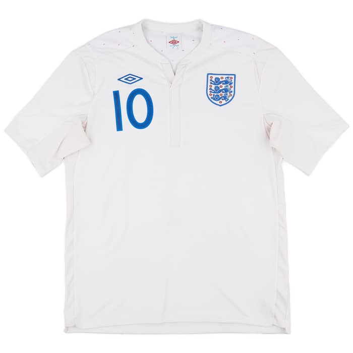 2010-11 England Home Shirt Rooney #10 - 7/10 - (L)