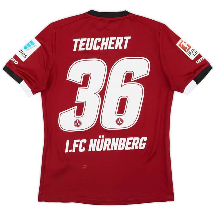 2016-17 Nurnberg Squad Signed Home Shirt Teuchert #36 - 7/10 - (XL.Boys)