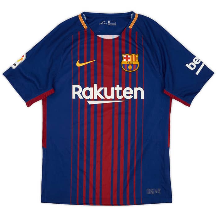 2017-18 Barcelona Home Shirt Messi #10 - 7/10 - (S)