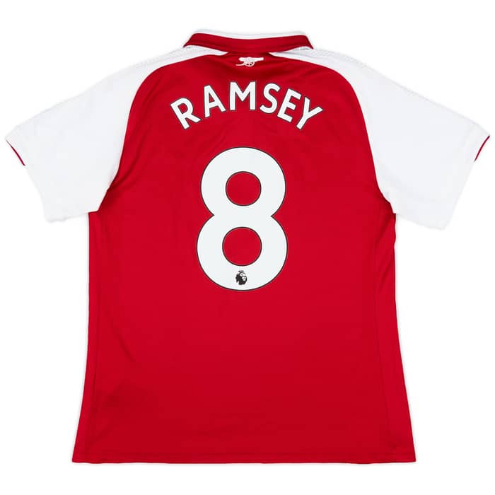 2017-18 Arsenal Home Shirt Ramsey #8 - 10/10 - (Women's XL)