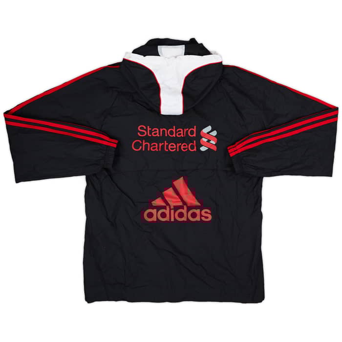 2010-11 Liverpool adidas Hooded Rain Jacket - 8/10 - (S)