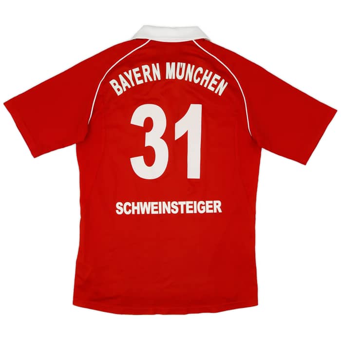 2005-06 Bayern Munich Home Shirt Schweinsteiger #31 - 8/10 - (S)