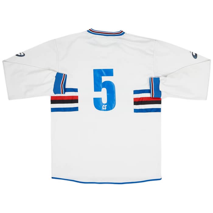 2003-04 Sampdoria Asics Training L/S Shirt #5 - 6/10 - (XL)