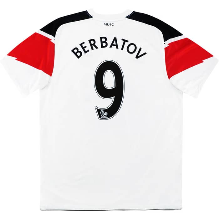 2010-12 Manchester United Away Shirt Berbatov #9