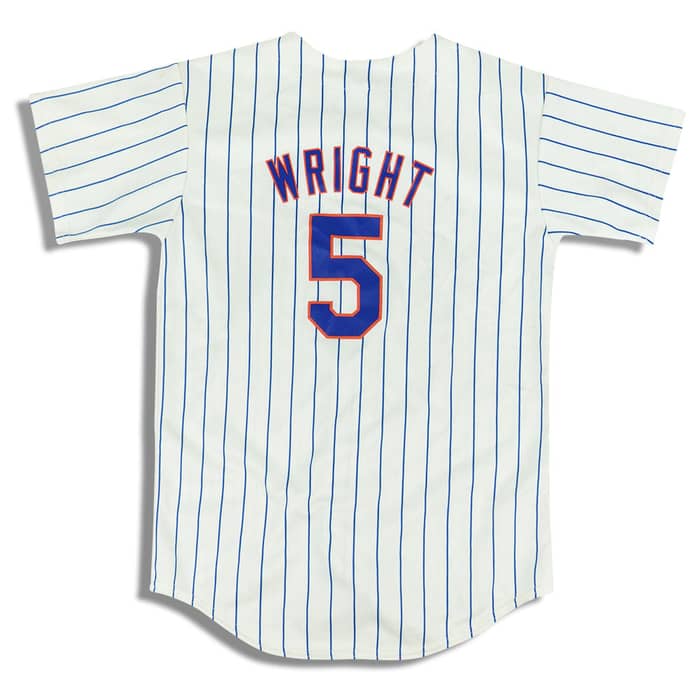 2012-13 New York Mets Wright #5 Majestic Jersey (Home) Y