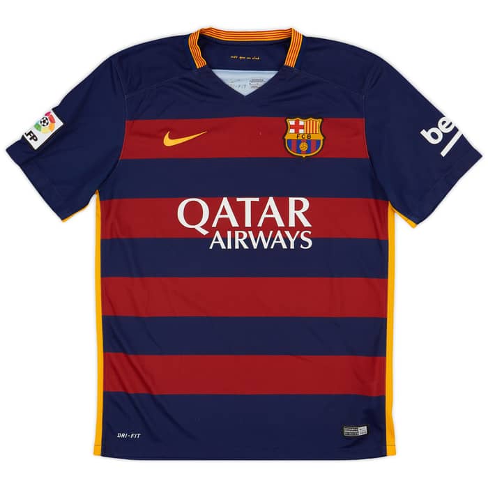 2015-16 Barcelona Home Shirt Messi #10 - 8/10 - (M)