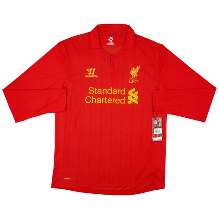 2012-13 Liverpool Home L/S Shirt Suarez #7 (L)
