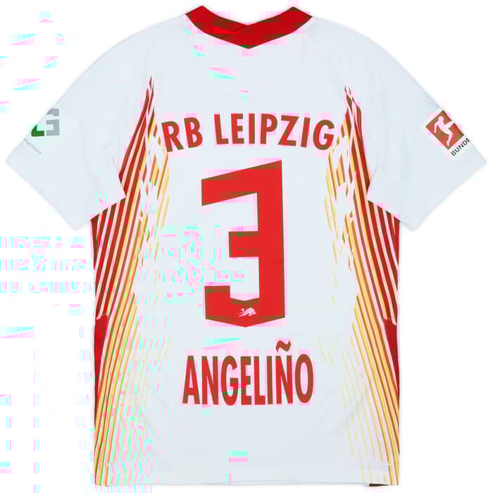 2020-21 RB Leipzig Home Shirt Angelino #3 - 6/10 - (S)