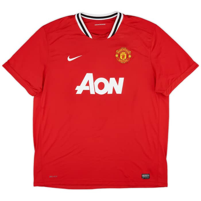 2011-12 Manchester United Home Shirt Rooney #10 - 7/10 - (3XL)