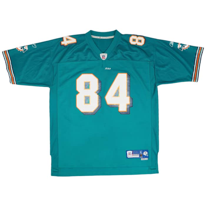 2005-06 Miami Dolphins Chambers #84 Reebok Premier Jersey (Home) XL