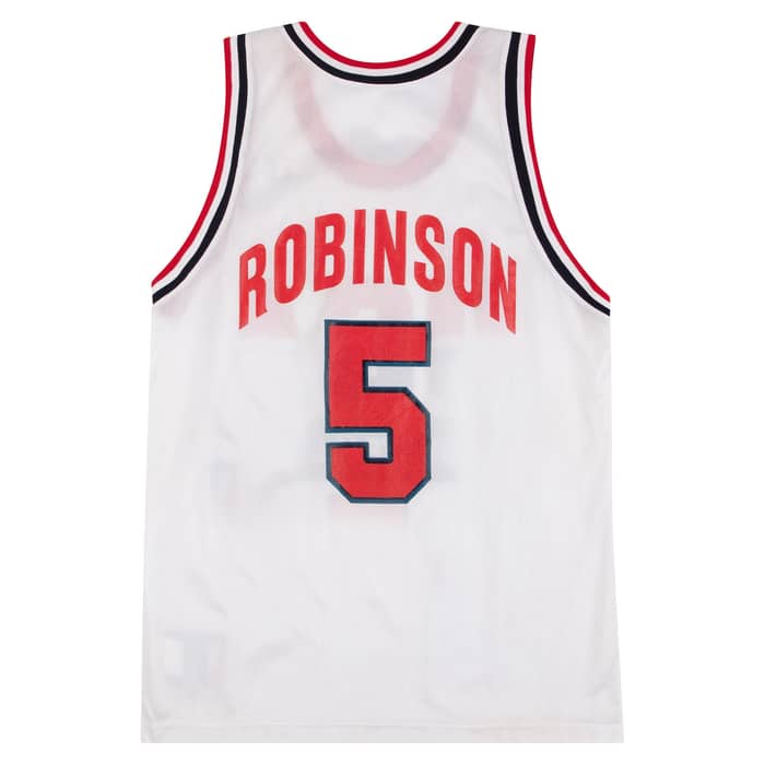 1992 USA Robinson #5 Champion Jersey (Home) M