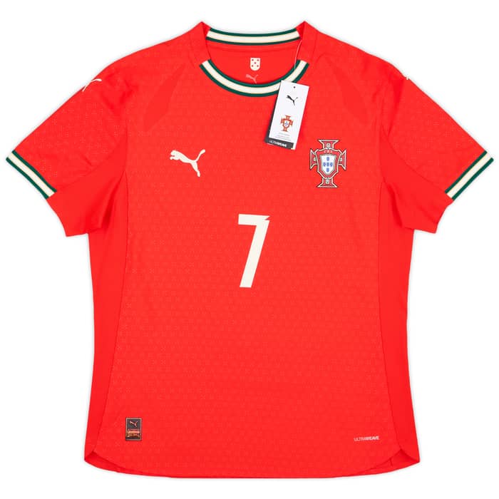 2025-26 Portugal Authentic Home Shirt Ronaldo #7