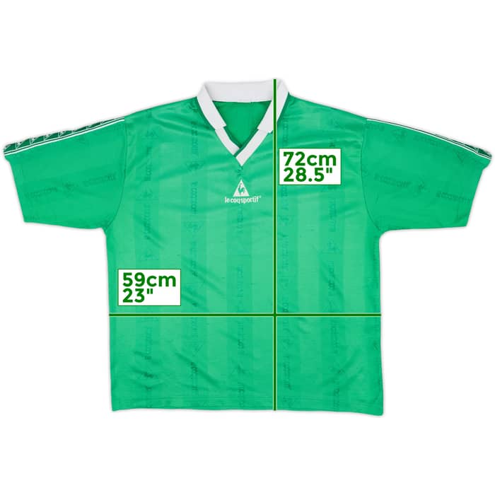 1990s Le Coq Sportif Template Shirt - 9/10 - (XXL)