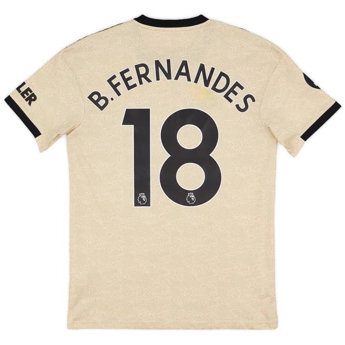 2019-20 Manchester United Away Shirt B.Fernandes #18 - 8/10 - (M)