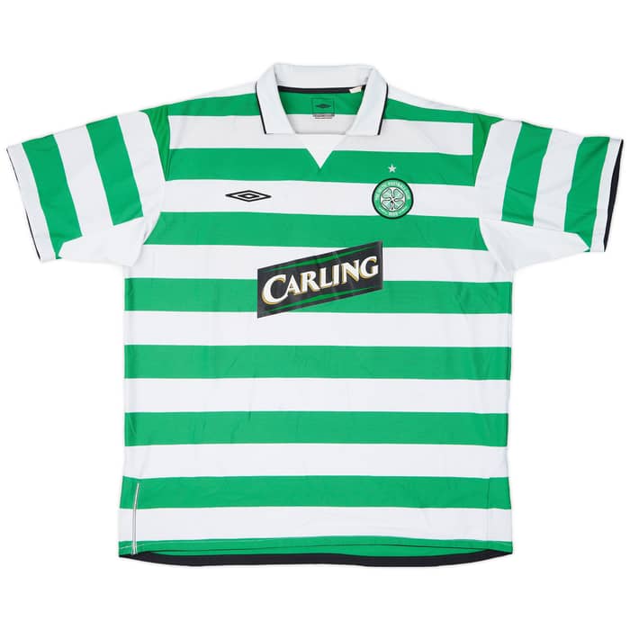 2004-05 Celtic Home Shirt Juninho #7 - 7/10 - (3XL)