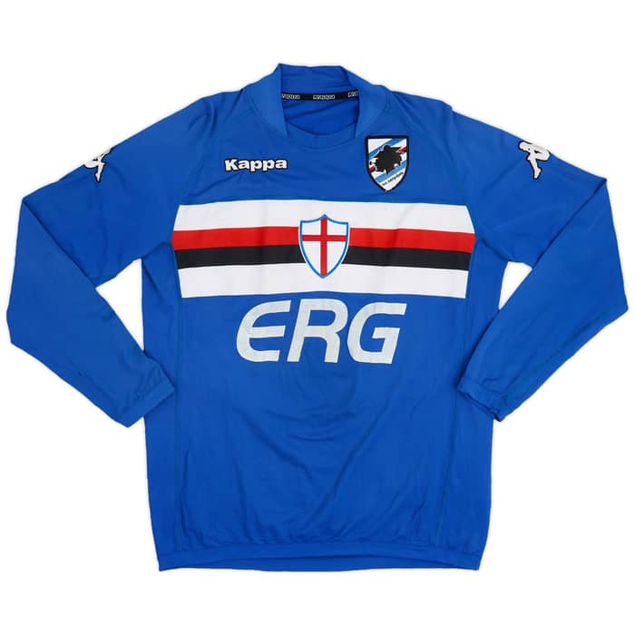 2004-05 Sampdoria Home L/S Shirt Diana #23 - 5/10 - (XL)