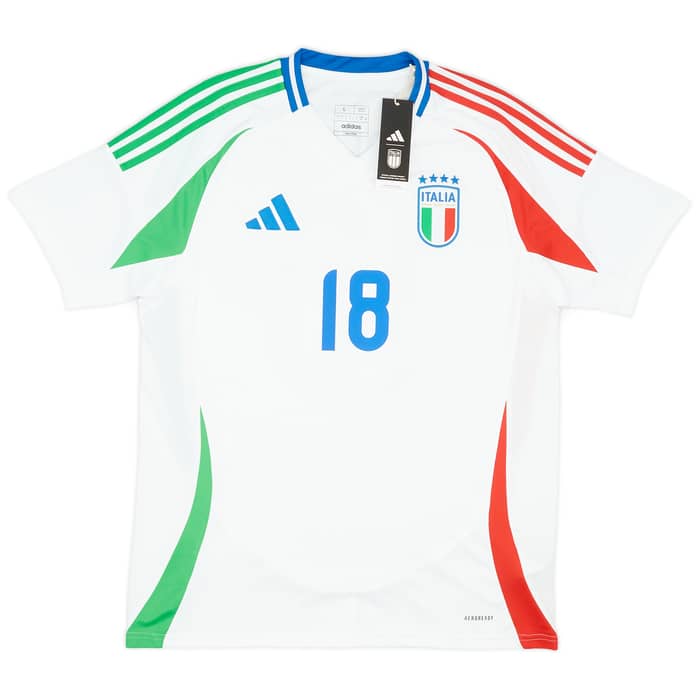 2024-25 Italy Away Shirt Barella #18