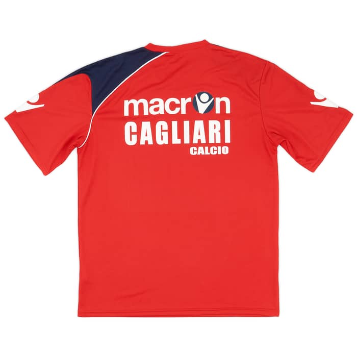 2010-11 Cagliari Macron Training Shirt - 10/10 - (XL)