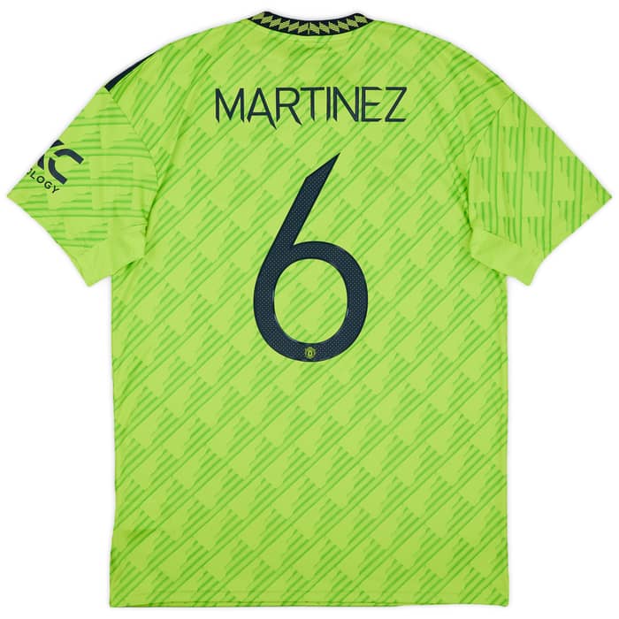2022-23 Manchester United Third Shirt Martinez #6 (M)