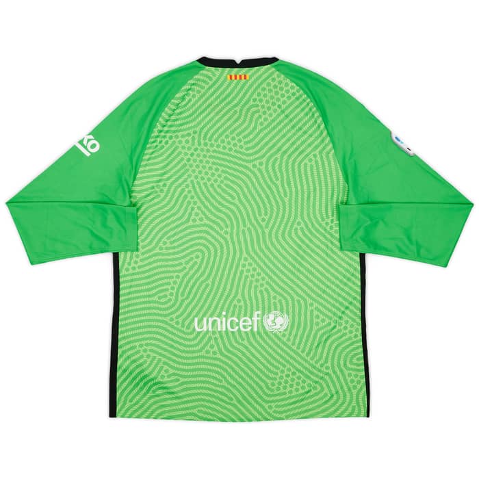 2020-21 Barcelona GK Shirt - 8/10 - (L)