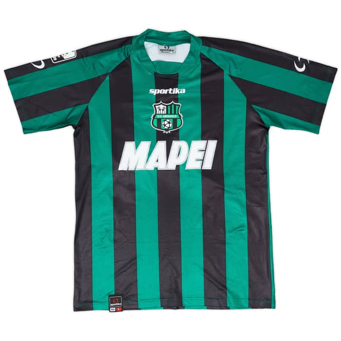 2010-11 Sassuolo Match Issue Home Shirt Fusani #20