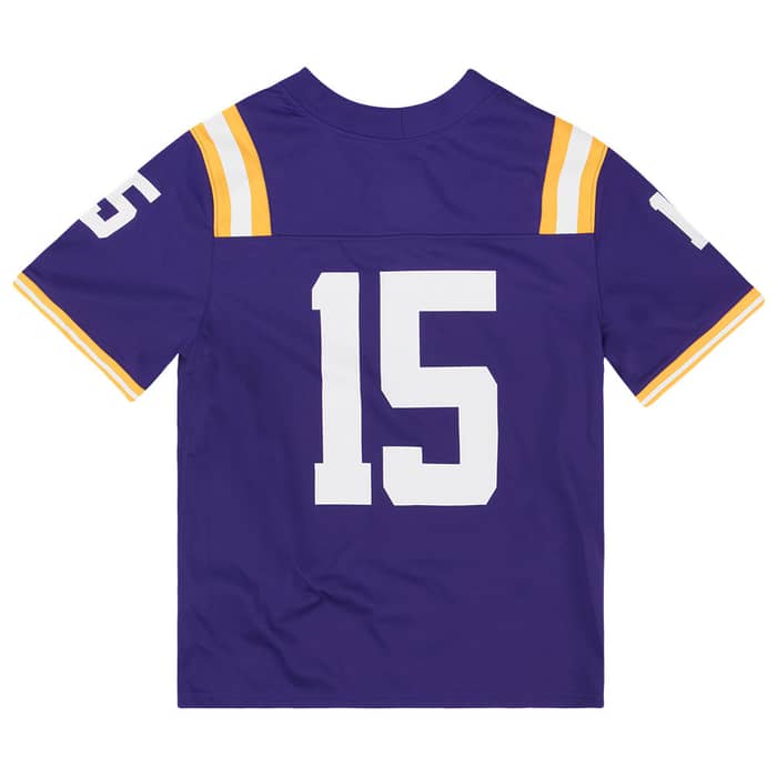 2017-18 LSU Tigers Brennan #15 Nike Jersey (Away) Y
