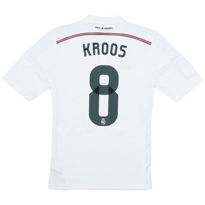 2014-15 Real Madrid Home Shirt Kroos #8 (XS)
