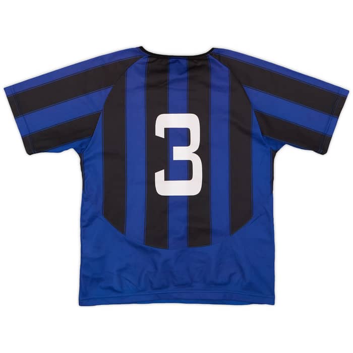 2003-04 Inter Milan Basic Home Shirt #3 - 8/10 - (M.Boys)