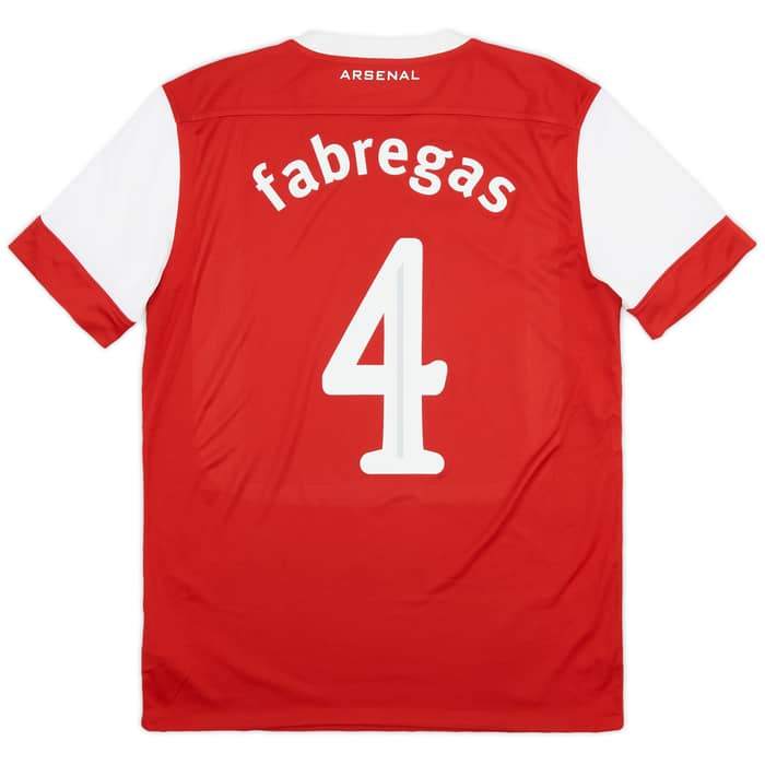 2010-11 Arsenal Home Shirt Fabregas #4 - 5/10 - (M)