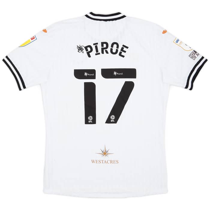 2021-22 Swansea Match Issue Home Shirt Piroe #17