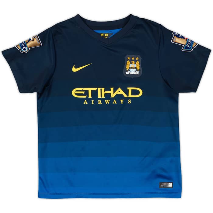 2014-15 Manchester City Away Shirt Kompany #4 - 10/10 - (5-6 Years)