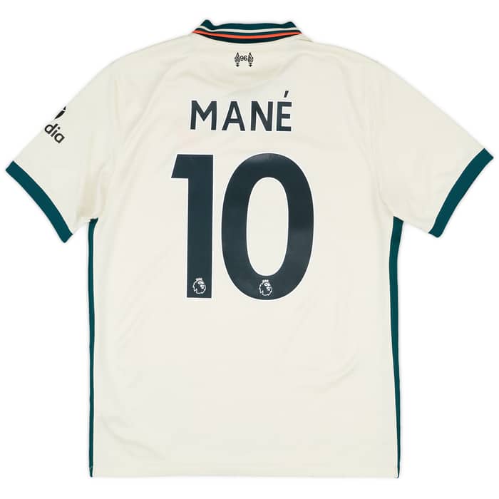 2021-22 Liverpool Away Shirt Mane #10 - 7/10 - (M)