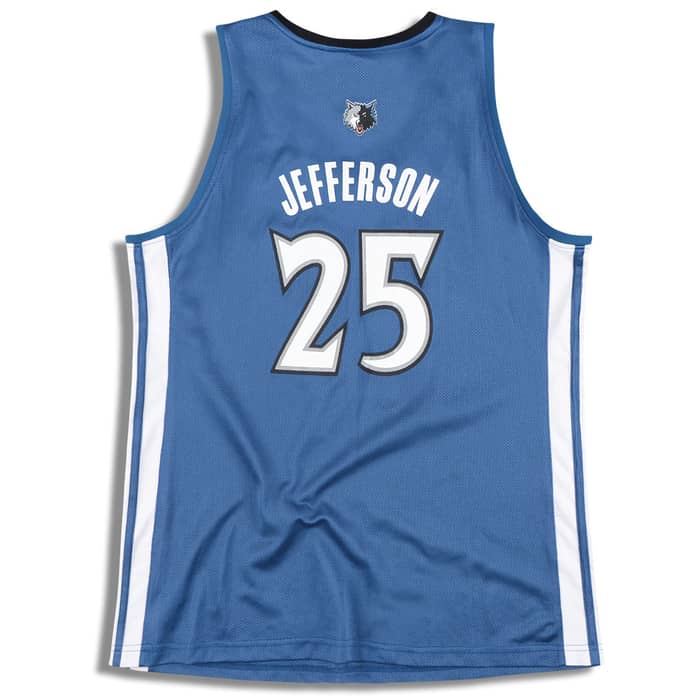 2010 Minnesota Timberwolves Jefferson #25 adidas Jersey (Away) Womens (XXL)