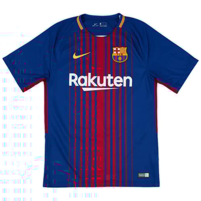 2017-18 Barcelona Home Shirt Messi #10 - 10/10 - (S)