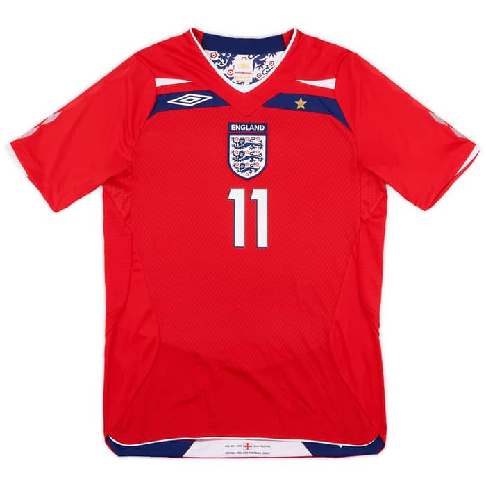 2008-10 England Away Shirt J.Cole #11 - 10/10 - (S)