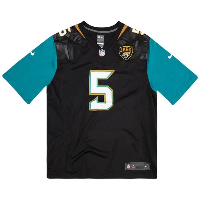 2018 Jacksonville Jaguars Bortles #5 Nike Game Jersey (Home) XL - *As New*