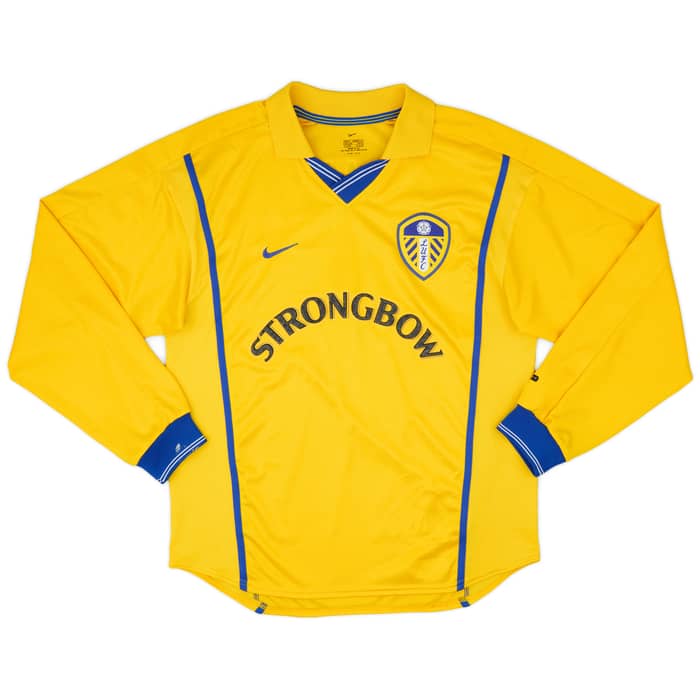 2000-02 Leeds United Away L/S Shirt Keane #7 - 9/10 - (S)