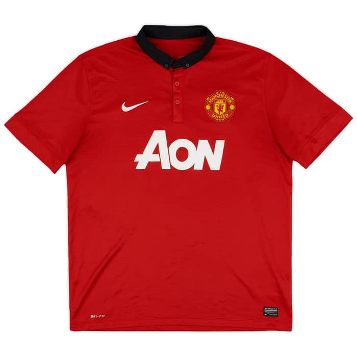 2013-14 Manchester United Home Shirt Mata #8 - 5/10 - (XL)