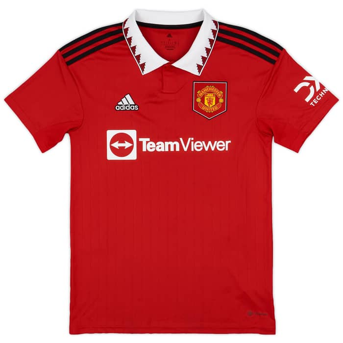 2022-23 Manchester United Home Shirt B.Fernandes #8 - 7/10 - (S)