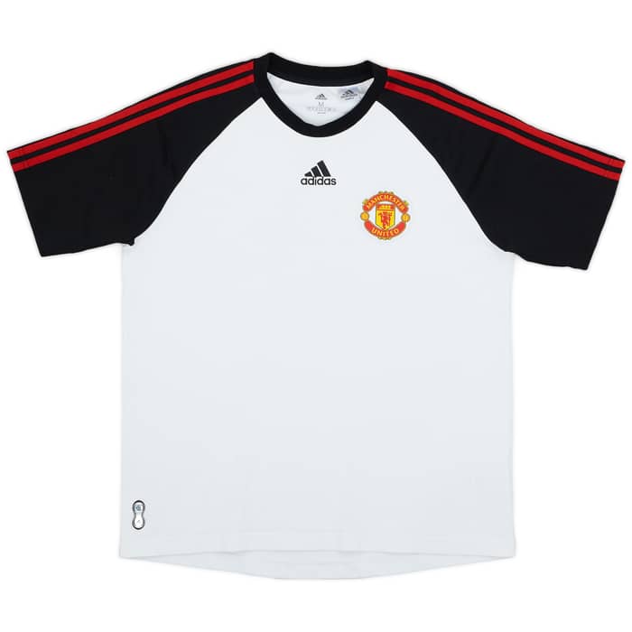 2021-22 Manchester United adidas Cotton Tee - 8/10 - (M)